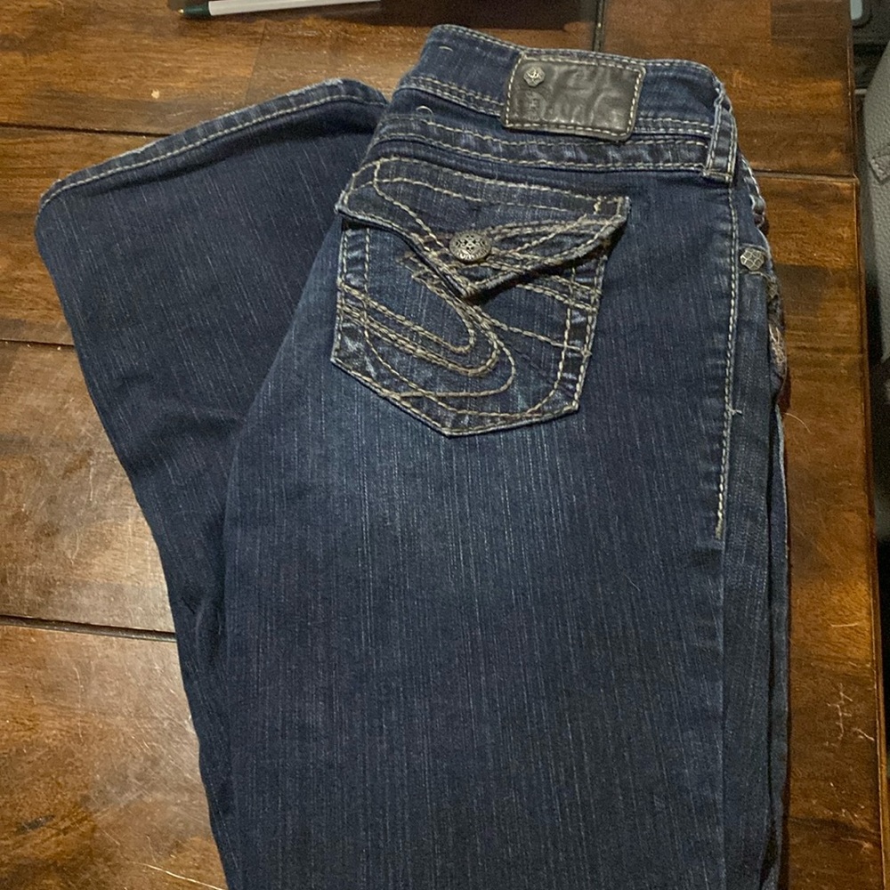 Silver jeans